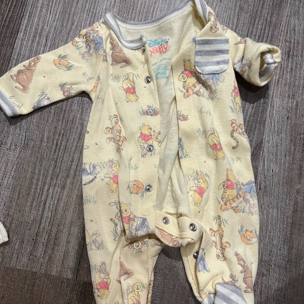 Winnie the Pooh sleeper onesie